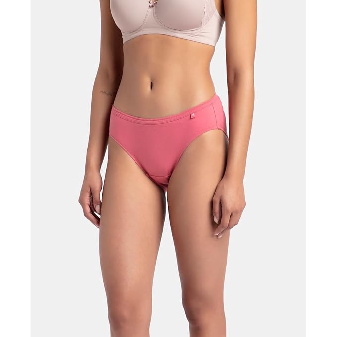 Cotton Mid-Waist Women's Bikini