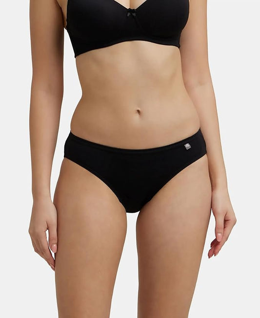 Cotton Mid-Waist Women's Bikini