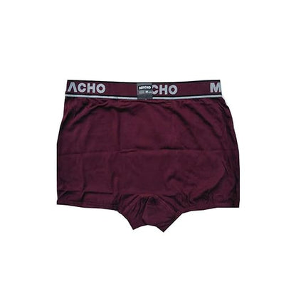 Macho Men's Cotton Multicolour Mini Trunk/Underwear Pack of 4